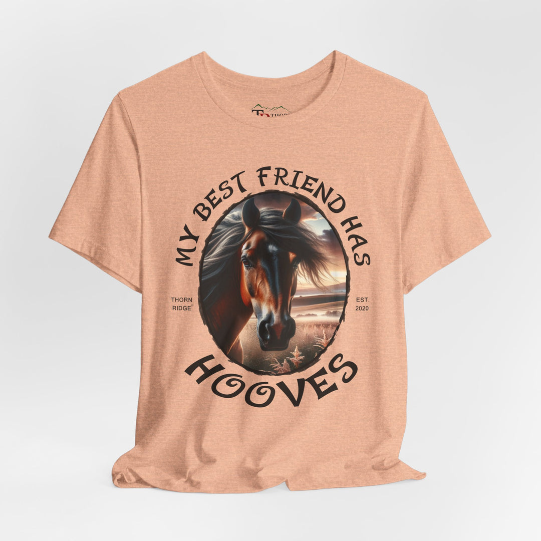My Best Friend Has Hooves horse lovers graphic tee by Thorn Ridge®