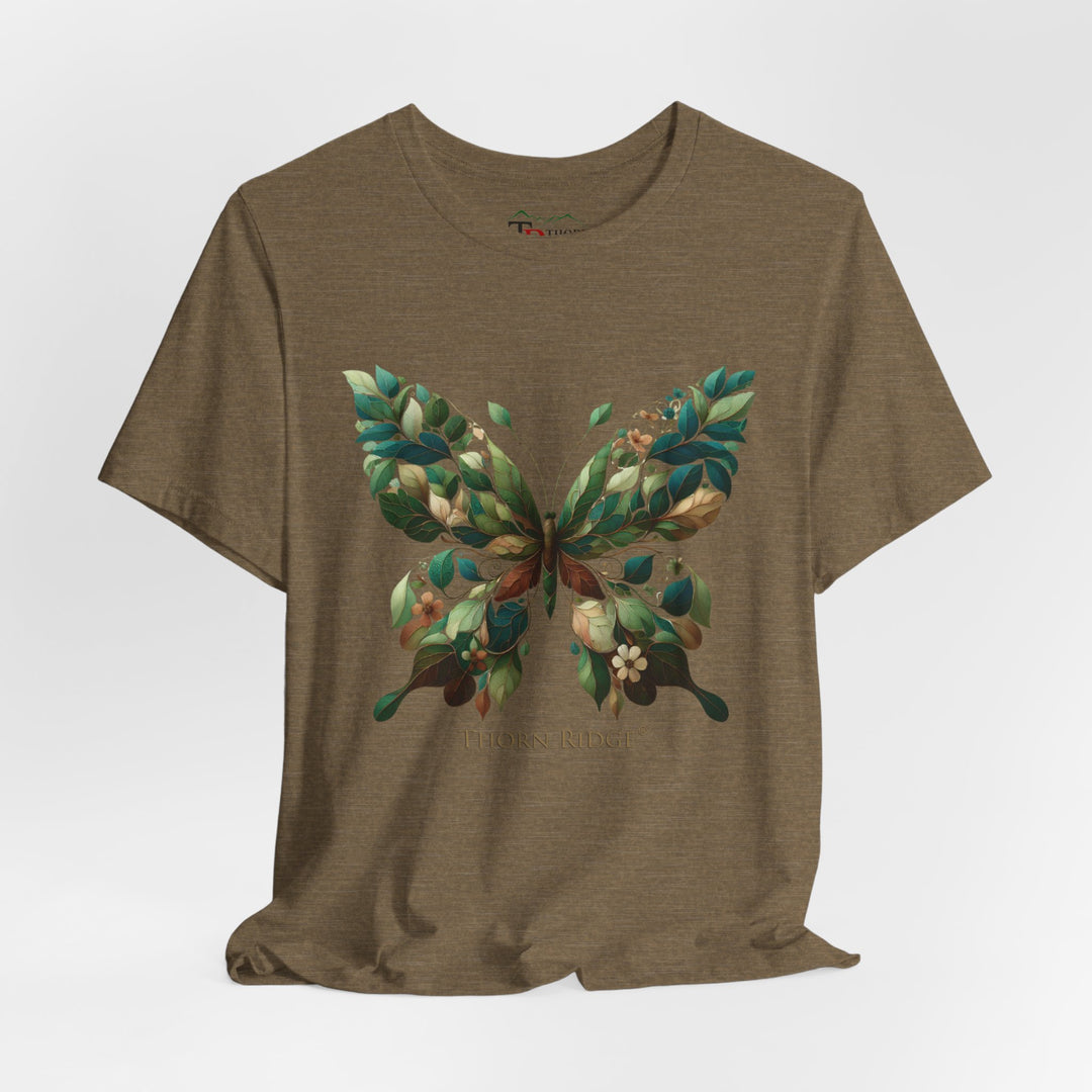 Leaf Butterfly graphic tee labeled Thorn Ridge®