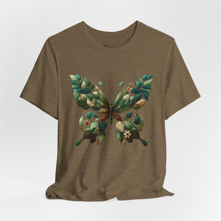 Leaf Butterfly graphic tee labeled Thorn Ridge®
