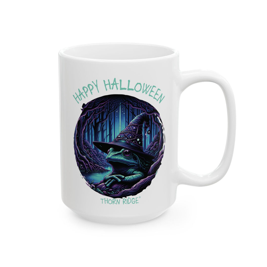 Happy Halloween from the Frog Witch mug by Thorn Ridge®