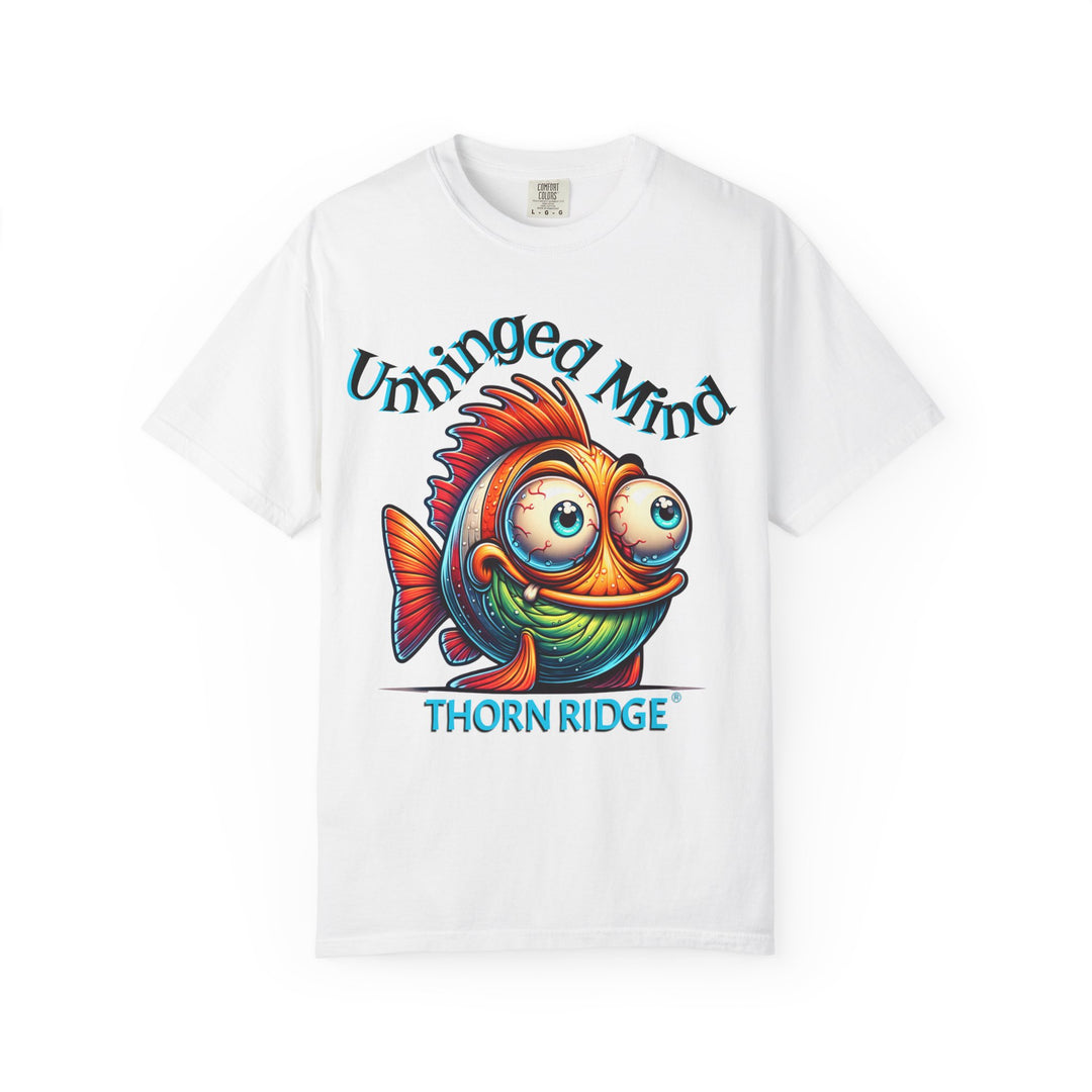 Unhinged Mind crazy looking fish graphic tee by Thorn Ridge®