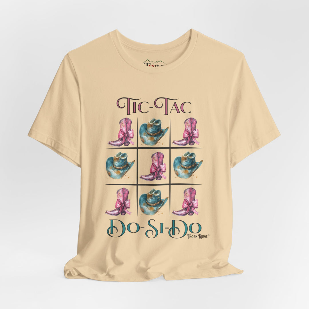Tic-Tac Do-Si-Do Fun Graphic Tee