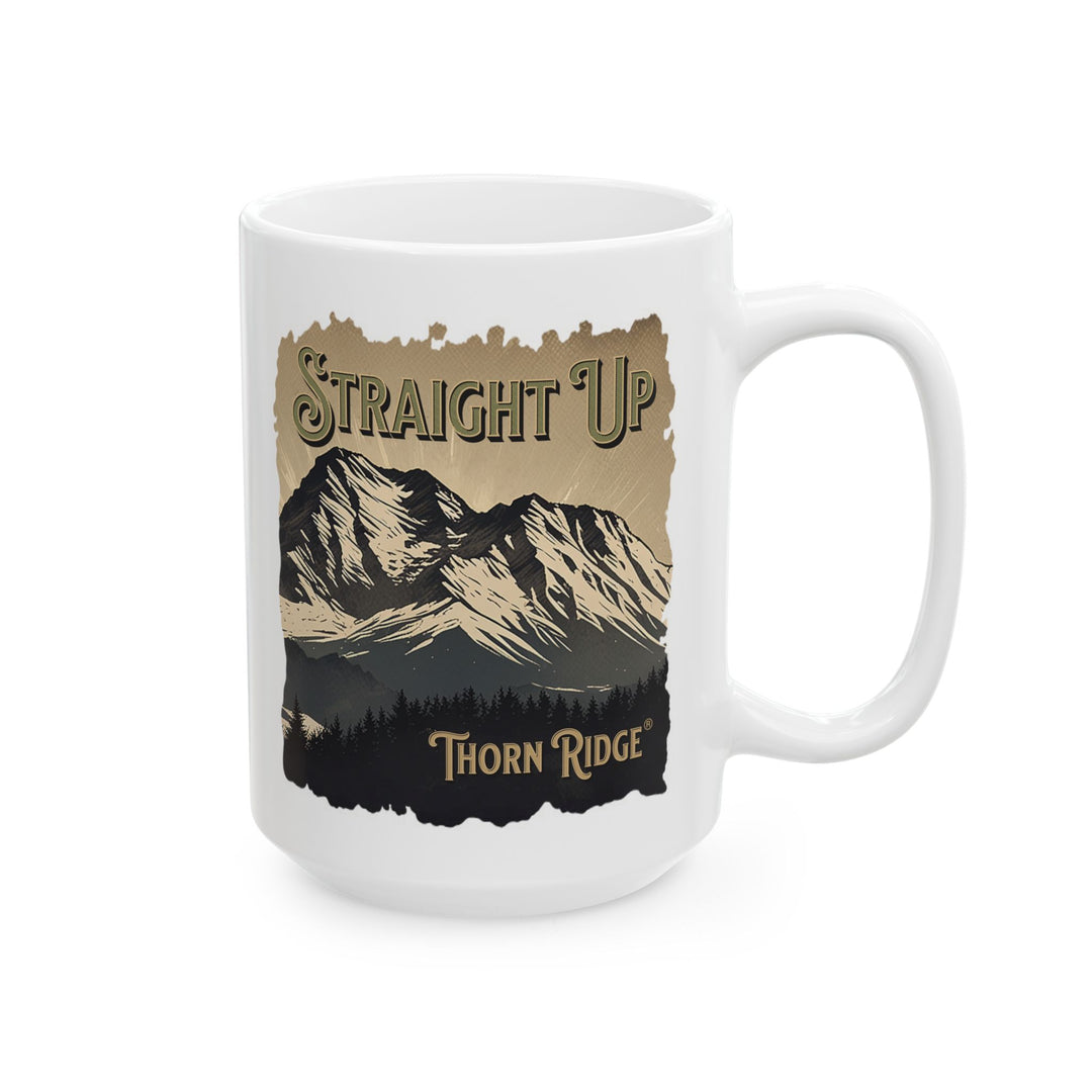 Straight Up The Mountain mug by Thorn Ridge®
