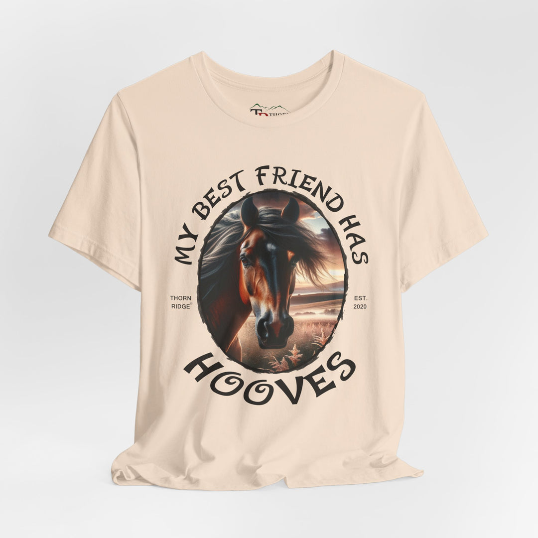 My Best Friend Has Hooves horse lovers graphic tee by Thorn Ridge®