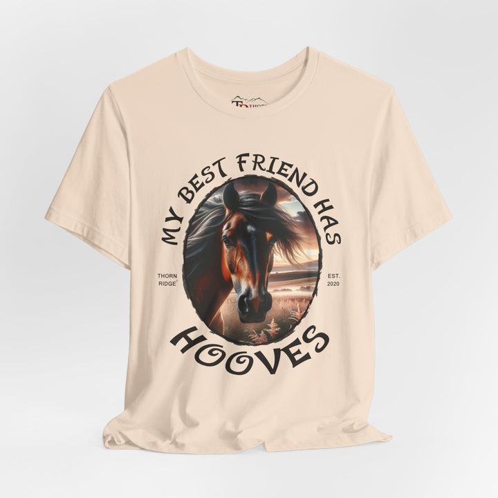 My Best Friend Has Hooves horse lovers graphic tee by Thorn Ridge®
