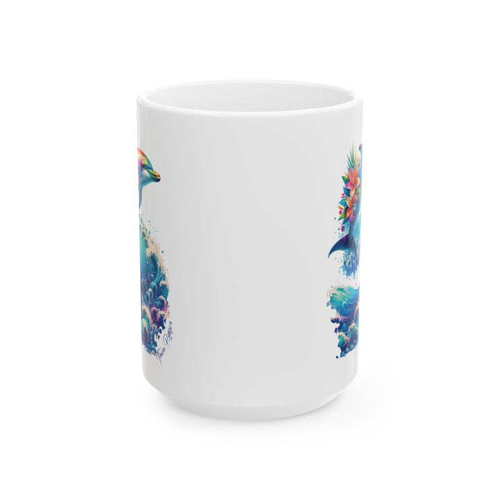 Dolphin Wave mug by Thorn Ridge®