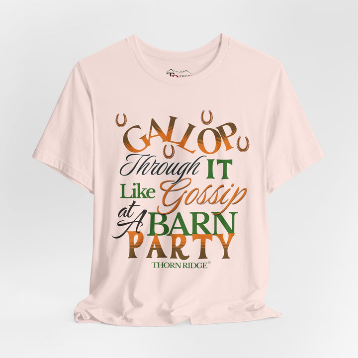 Gallop Through It Slogan Tee by Thorn Ridge®