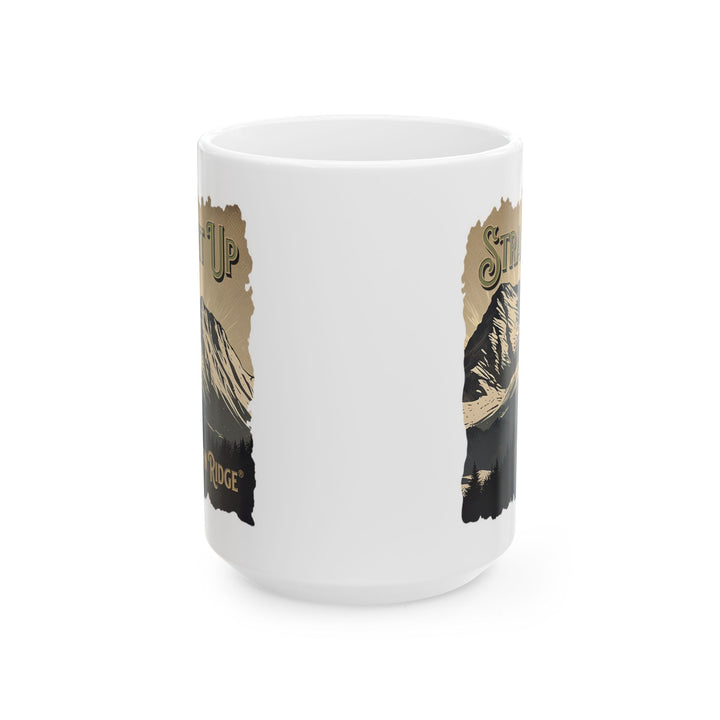 Straight Up The Mountain mug by Thorn Ridge®