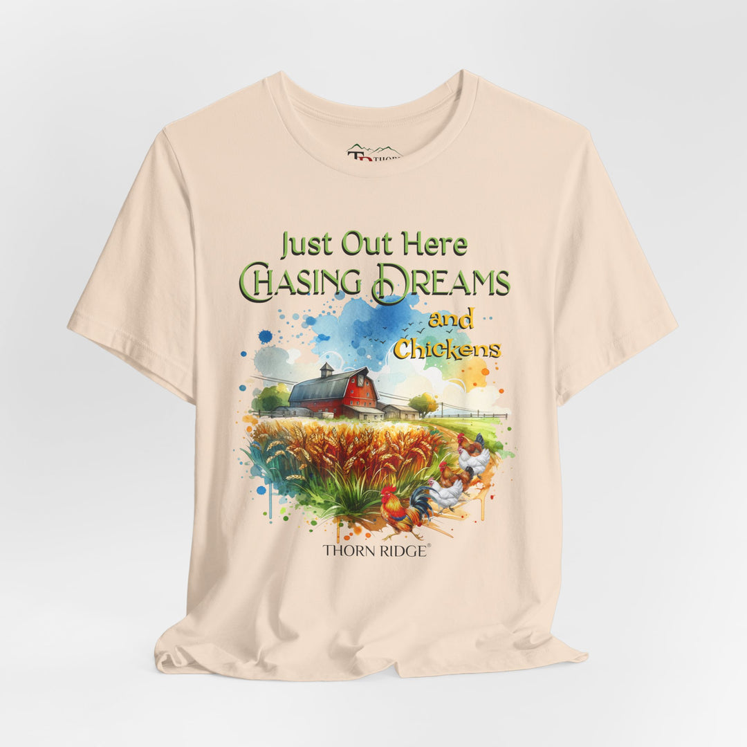 chasing dreams and chickens graphic tee by Thorn Ridge®