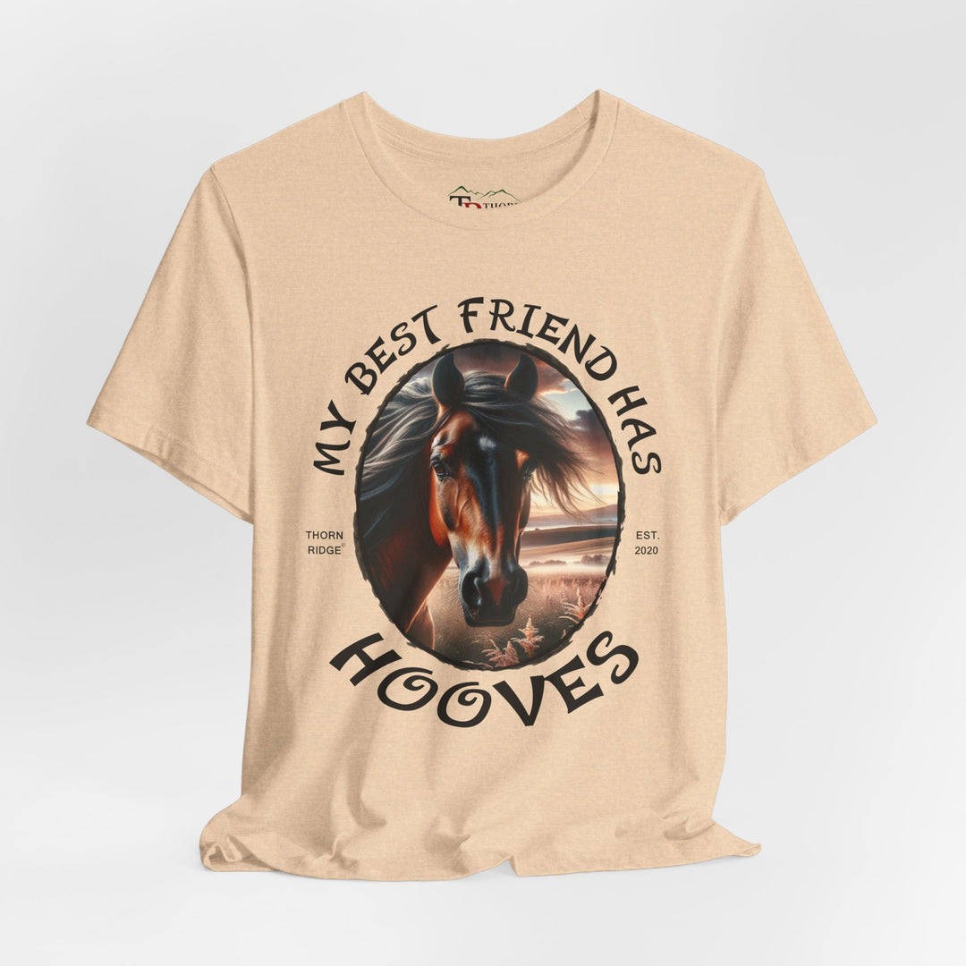 My Best Friend Has Hooves horse lovers graphic tee by Thorn Ridge®