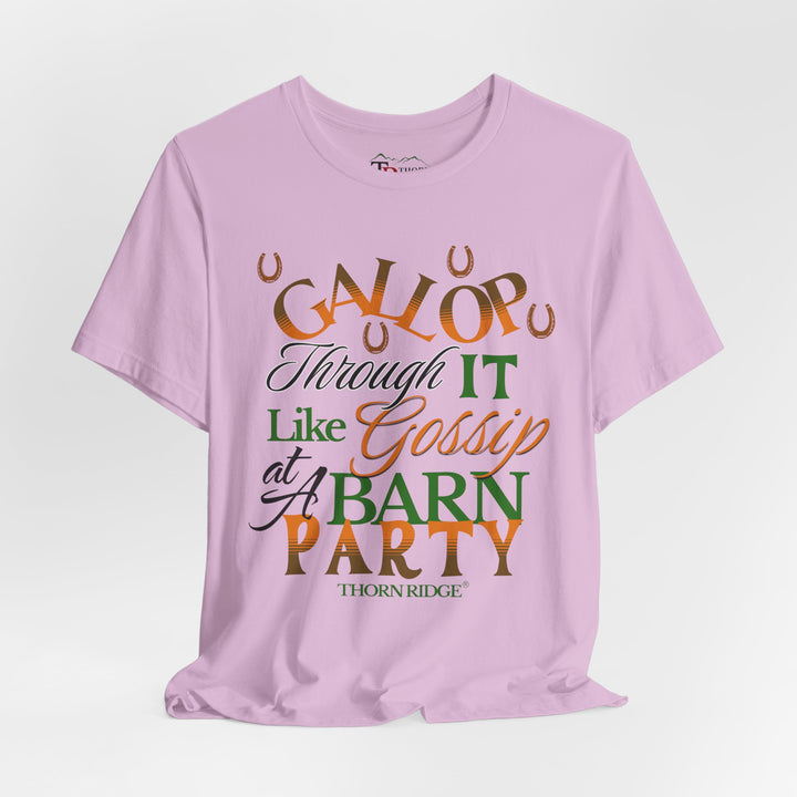Gallop Through It Slogan Tee by Thorn Ridge®