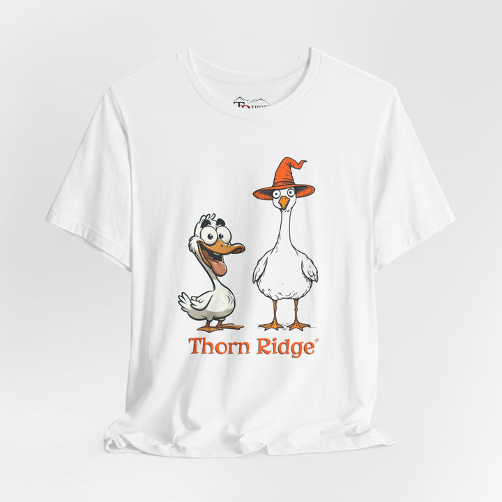duck and goose halloween tee by Thorn Ridge. 