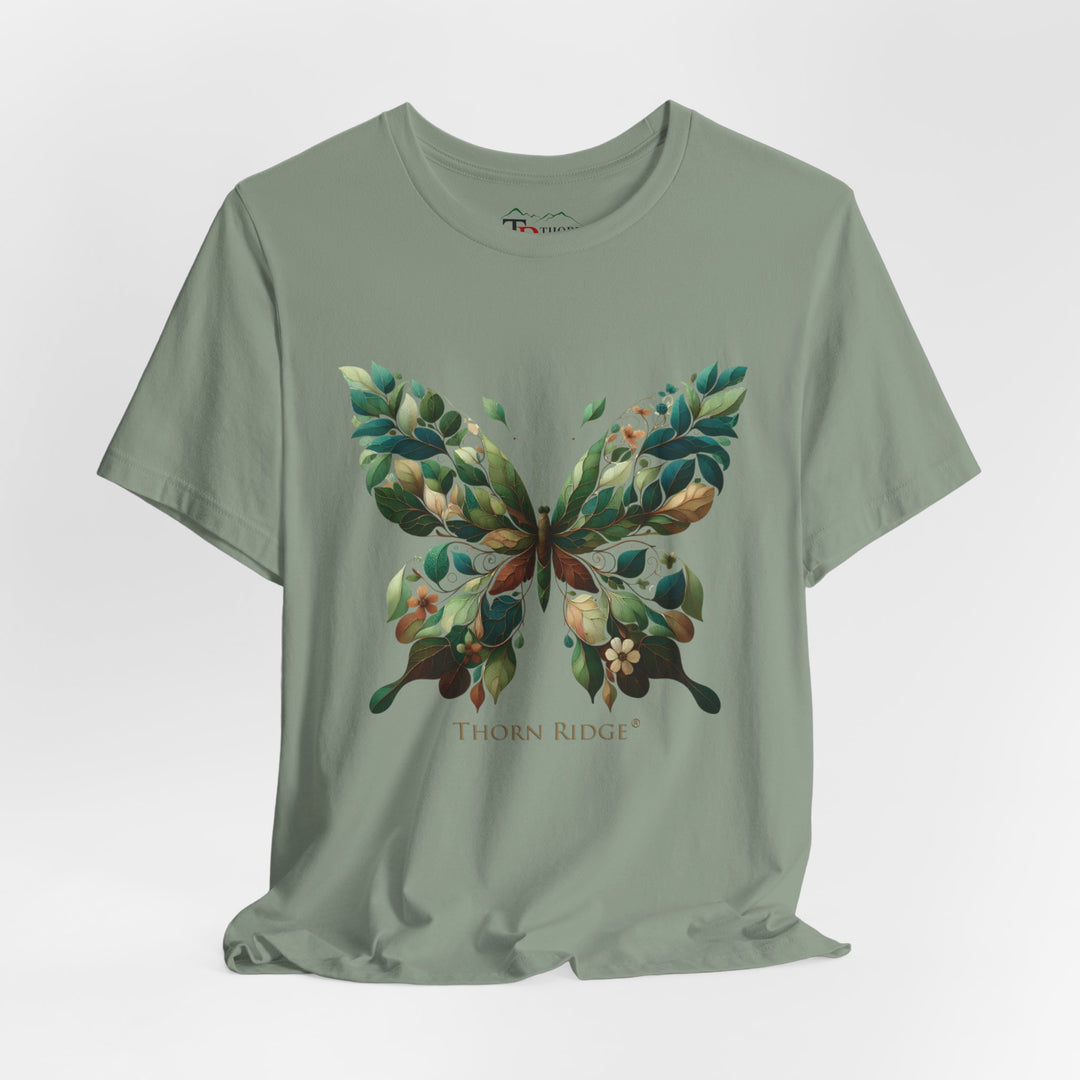 Leaf Butterfly graphic tee labeled Thorn Ridge®