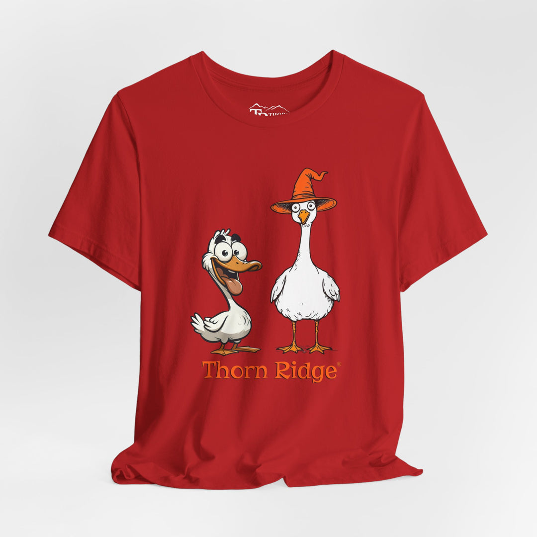 duck and goose halloween tee by Thorn Ridge. 