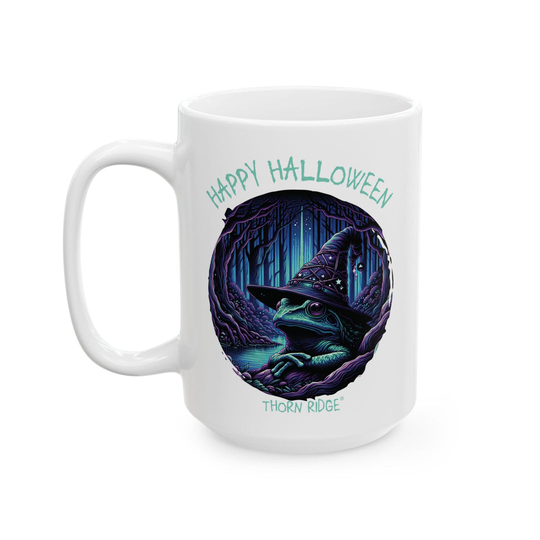 Happy Halloween from the Frog Witch mug by Thorn Ridge®