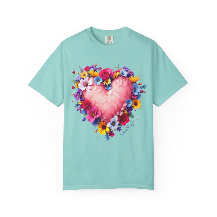 Feathers & Flowers Heart Tee