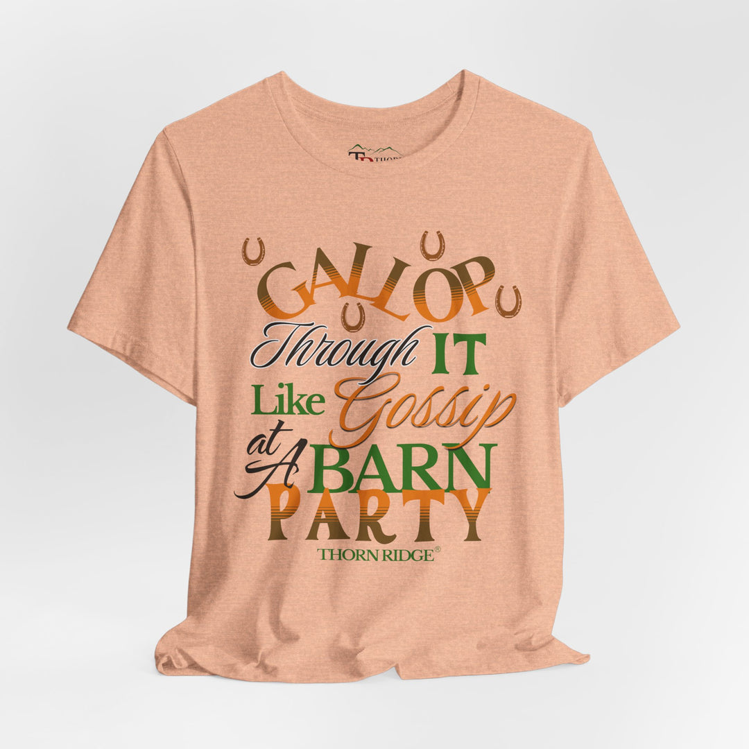 Gallop Through It Slogan Tee by Thorn Ridge®