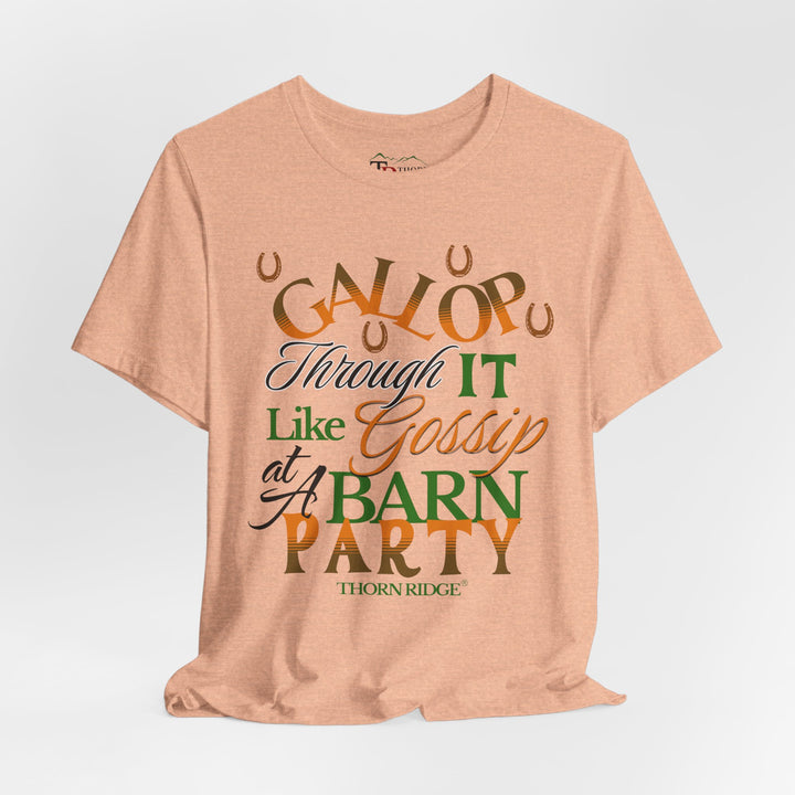 Gallop Through It Slogan Tee by Thorn Ridge®