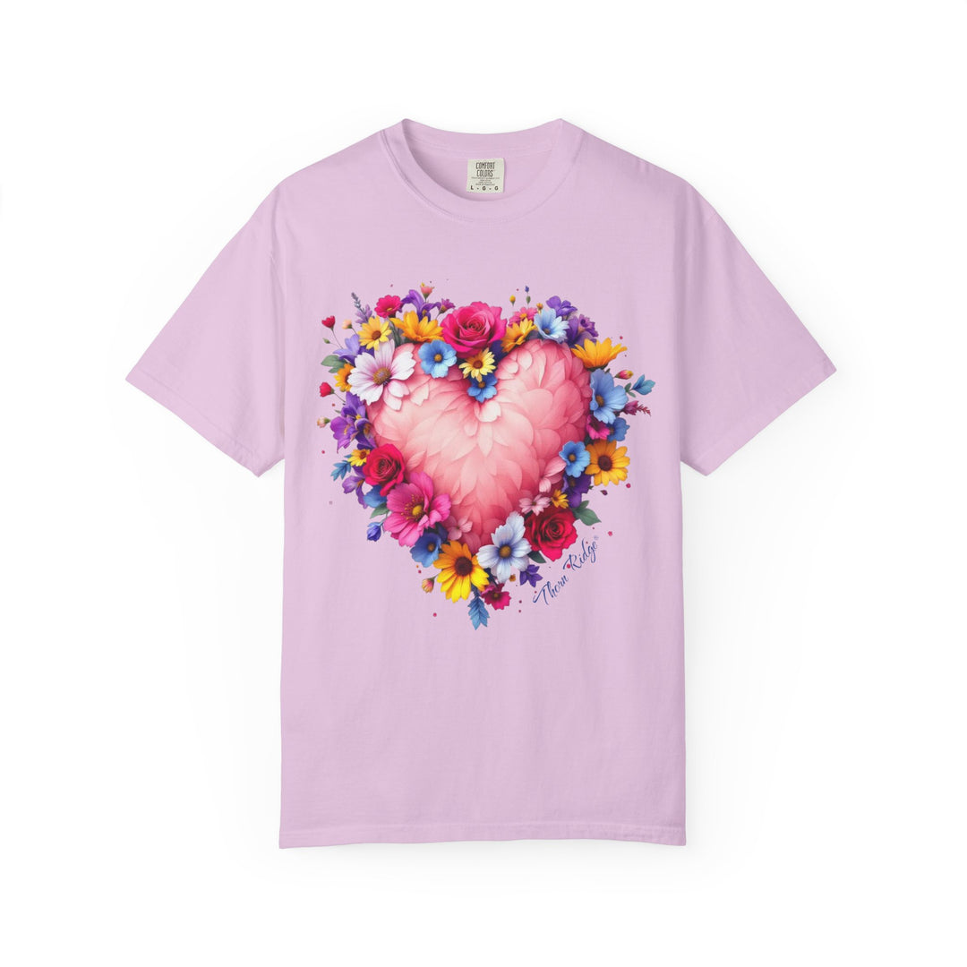 Feathers & Flowers Heart Tee