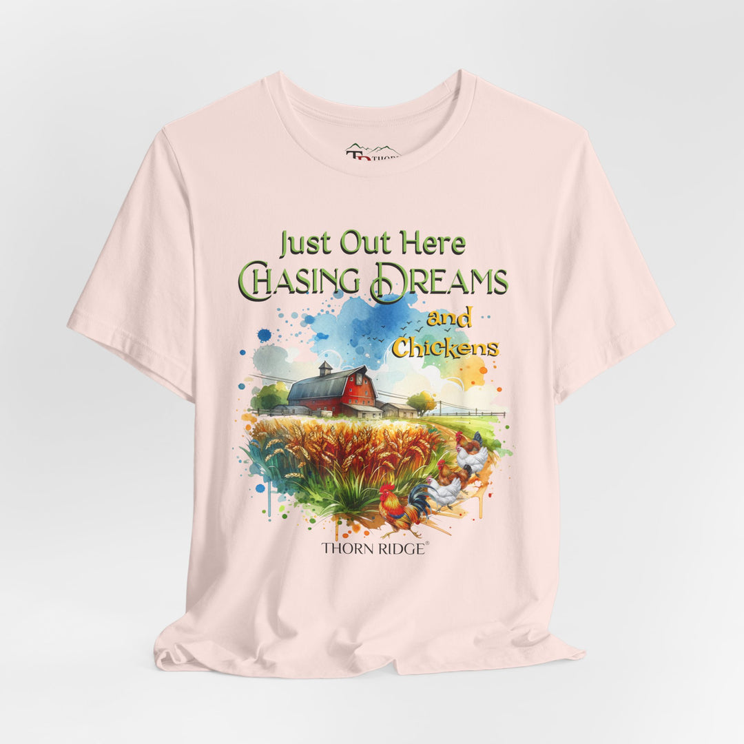 chasing dreams and chickens graphic tee by Thorn Ridge®