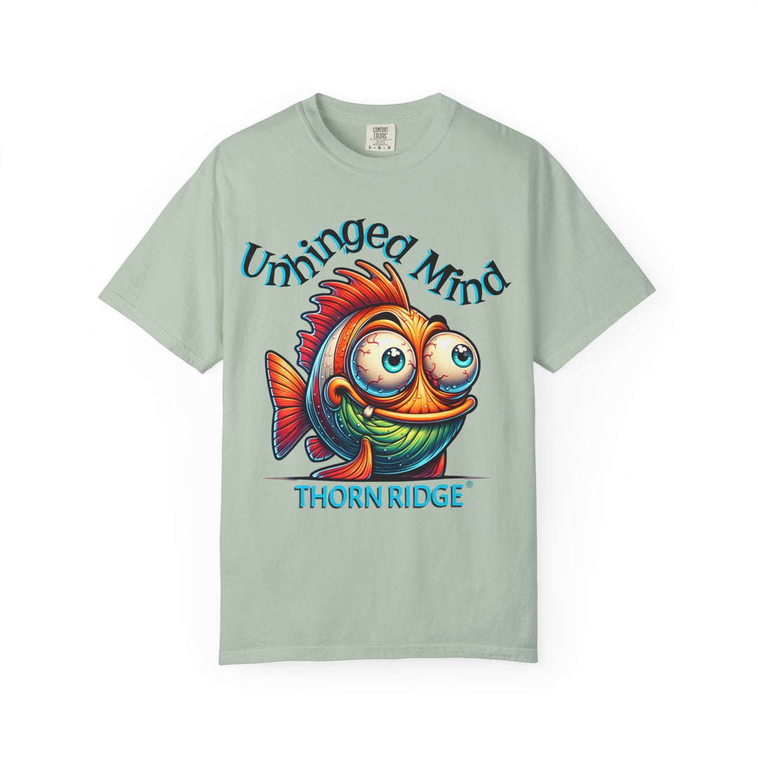 Unhinged Mind crazy looking fish graphic tee by Thorn Ridge®