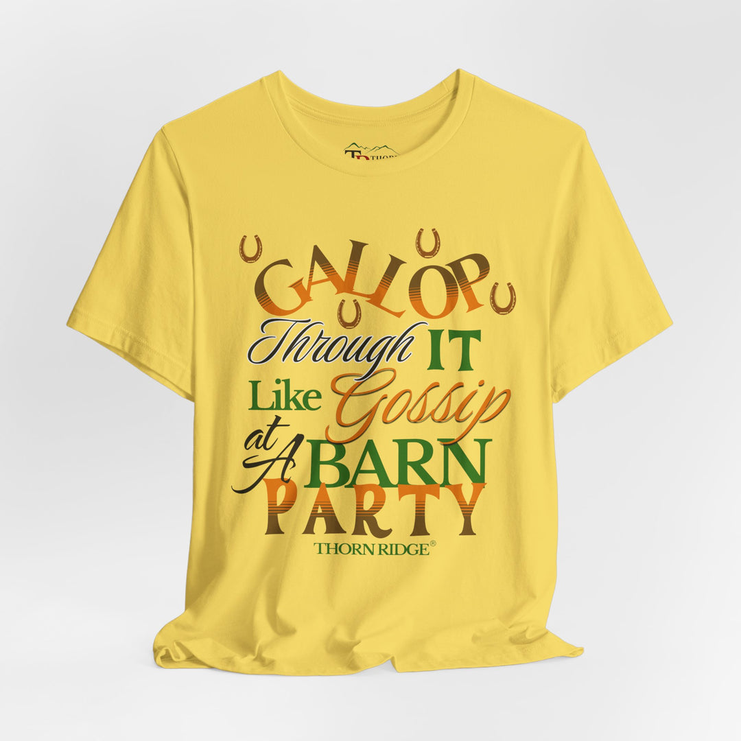 Gallop Through It Slogan Tee by Thorn Ridge®