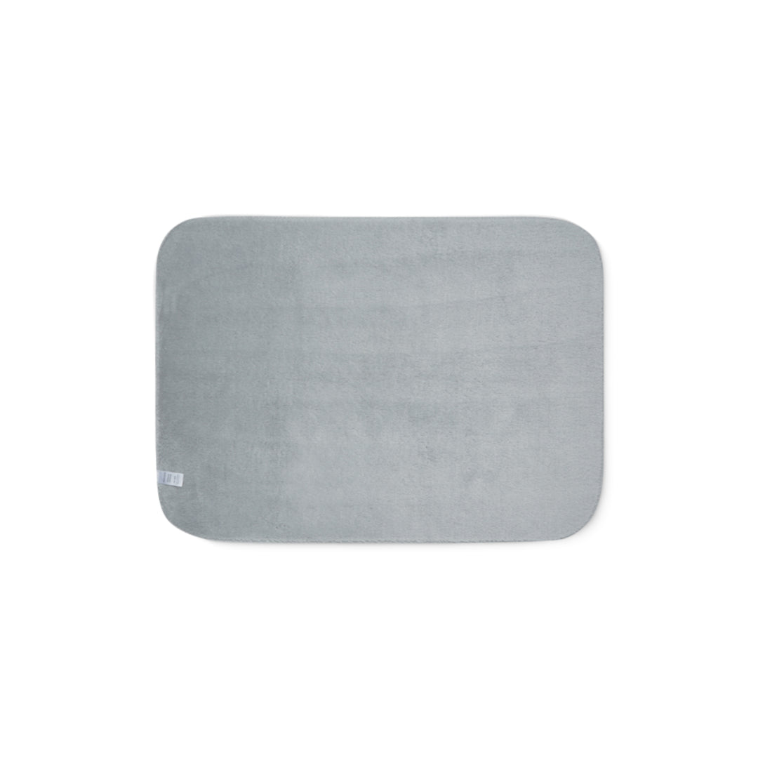 grey sherpa back fabric