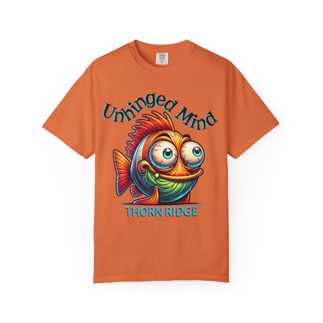 Unhinged Mind crazy looking fish graphic tee by Thorn Ridge®