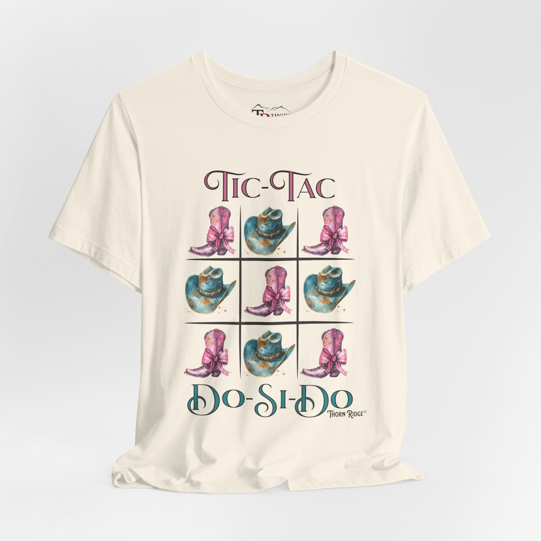 Tic-Tac Do-Si-Do Fun Graphic Tee