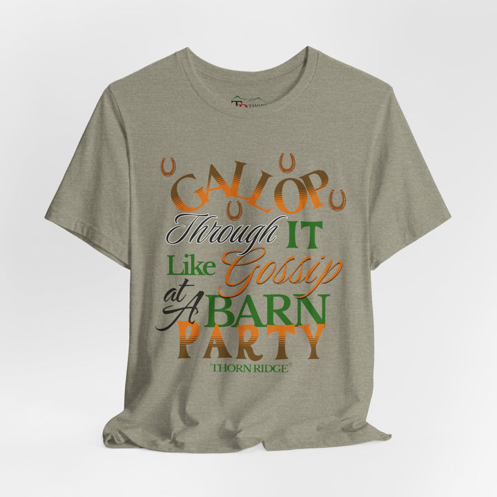 Gallop Through It Slogan Tee by Thorn Ridge®