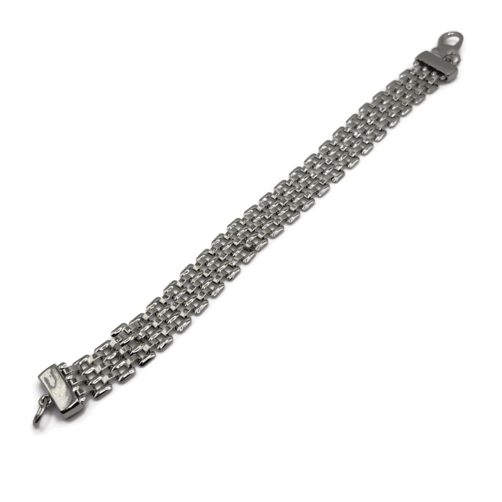Fashion watch band bracelet with lobster clasp.
