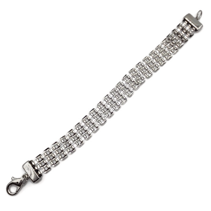 Fashion watch band bracelet with lobster clasp.
