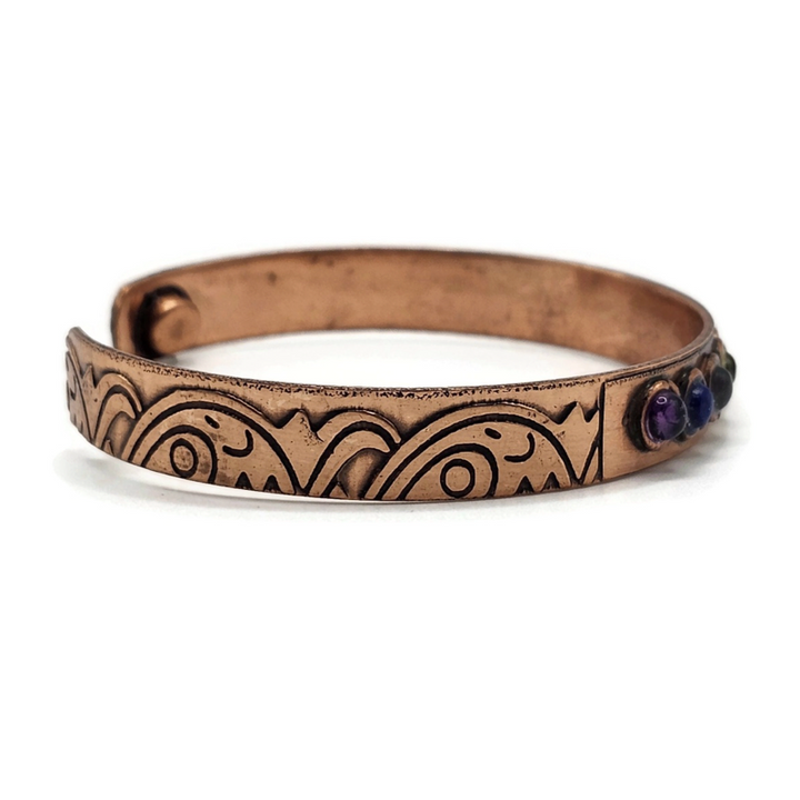 Magnetic Copper Chakra Bracelet