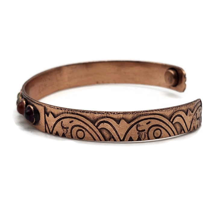 Magnetic Copper Chakra Bracelet