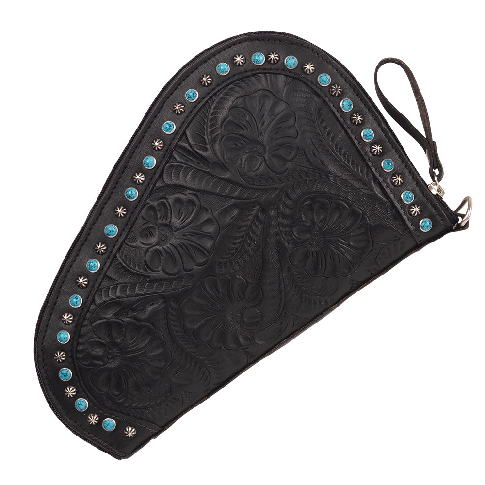 Padded Gun Case Black Tooled