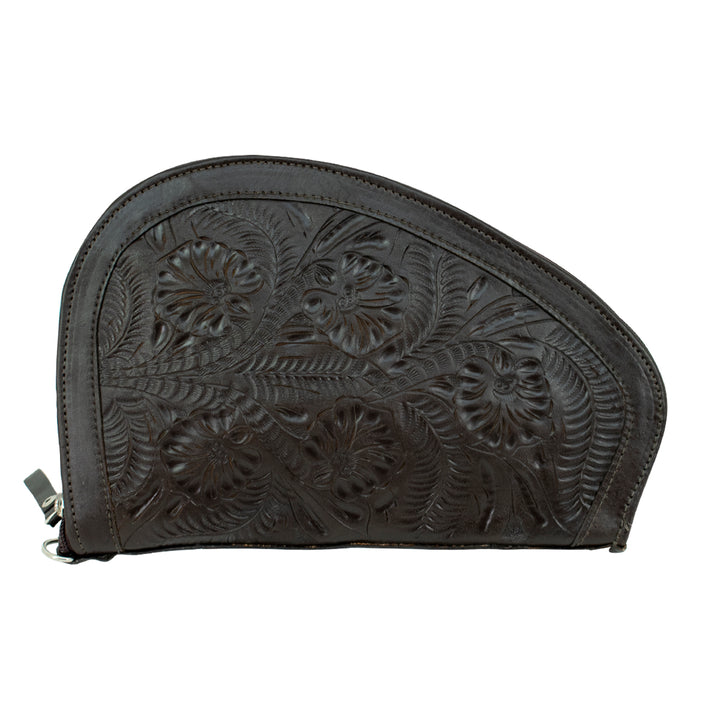 Large Padded Gun Case Chocolate Brown