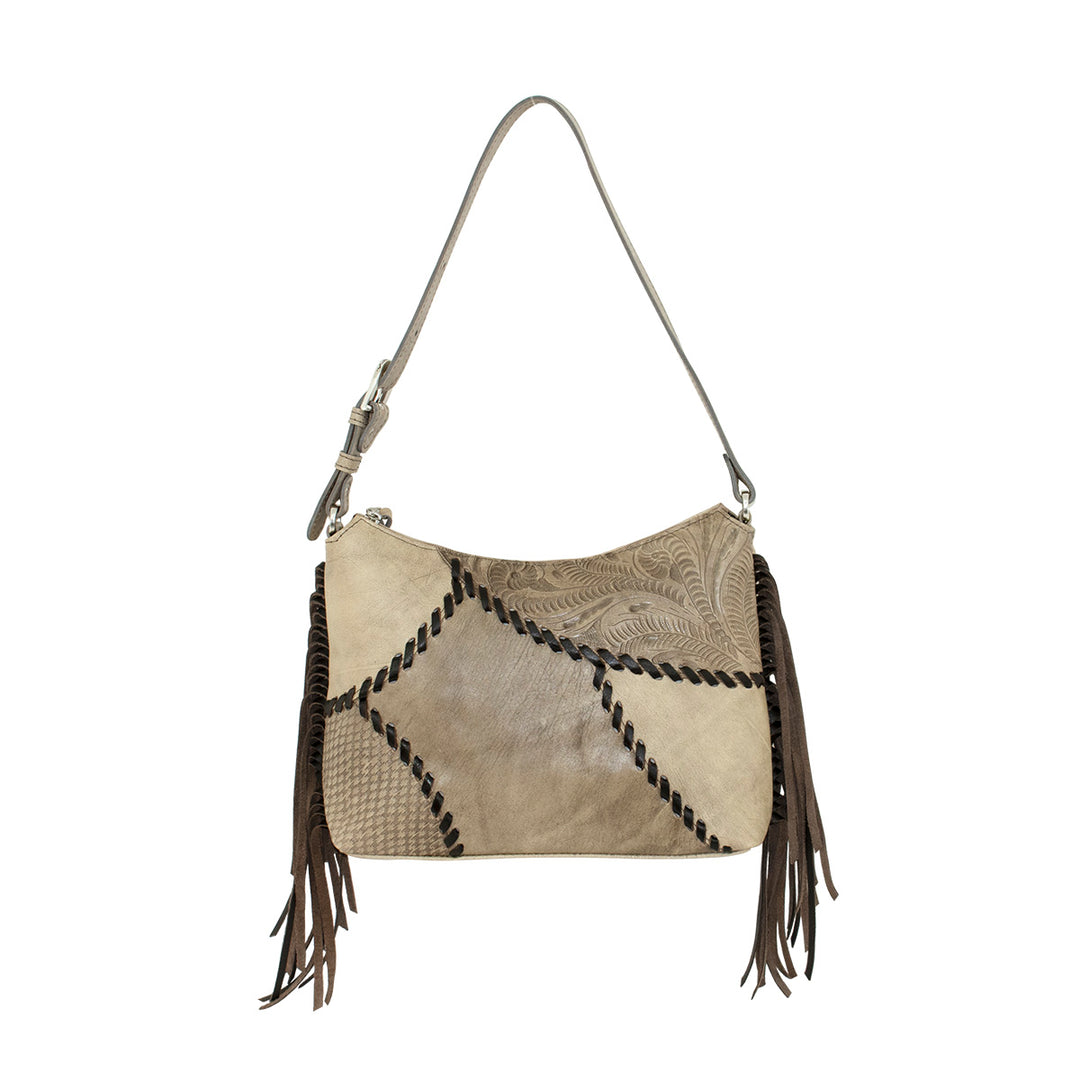 Gypsy Patch Zip Top Shoulder Bag