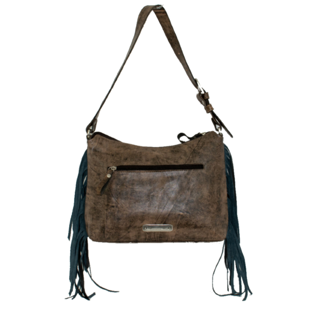 Gypsy Patch Zip Top Shoulder Bag