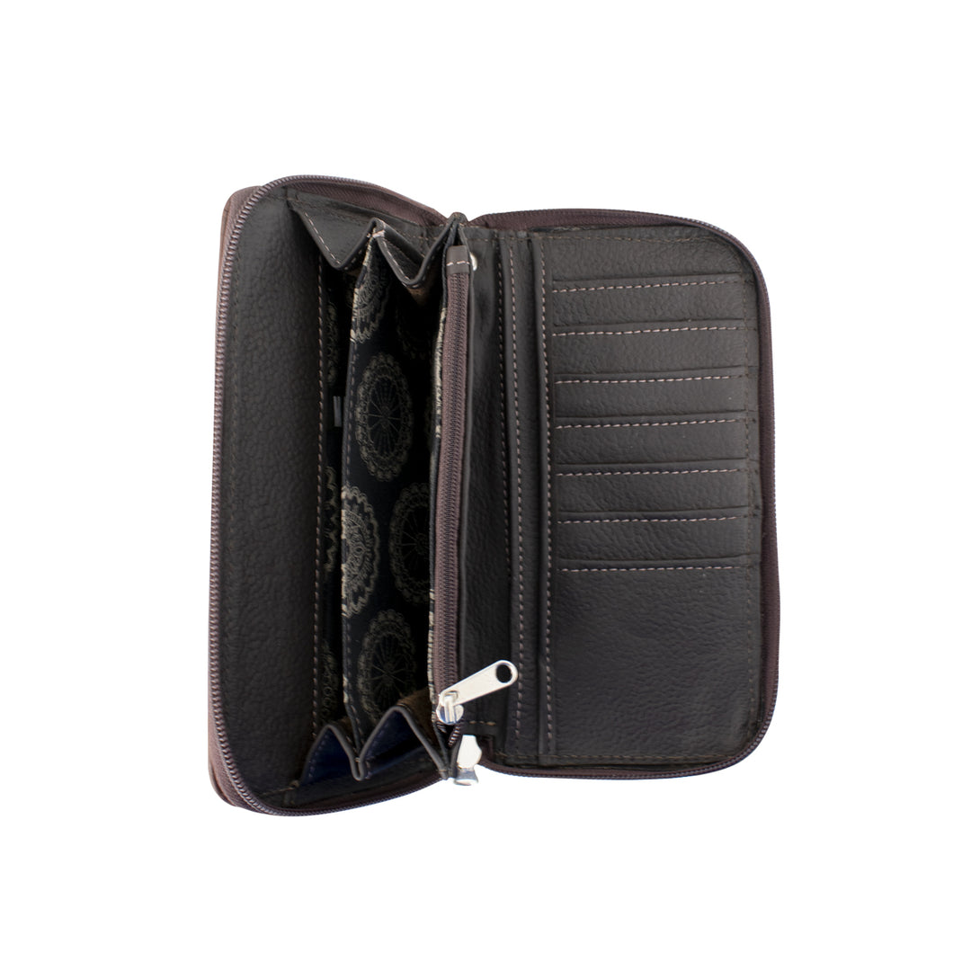 Saddle Ridge Ladies Zip-Around Wallet