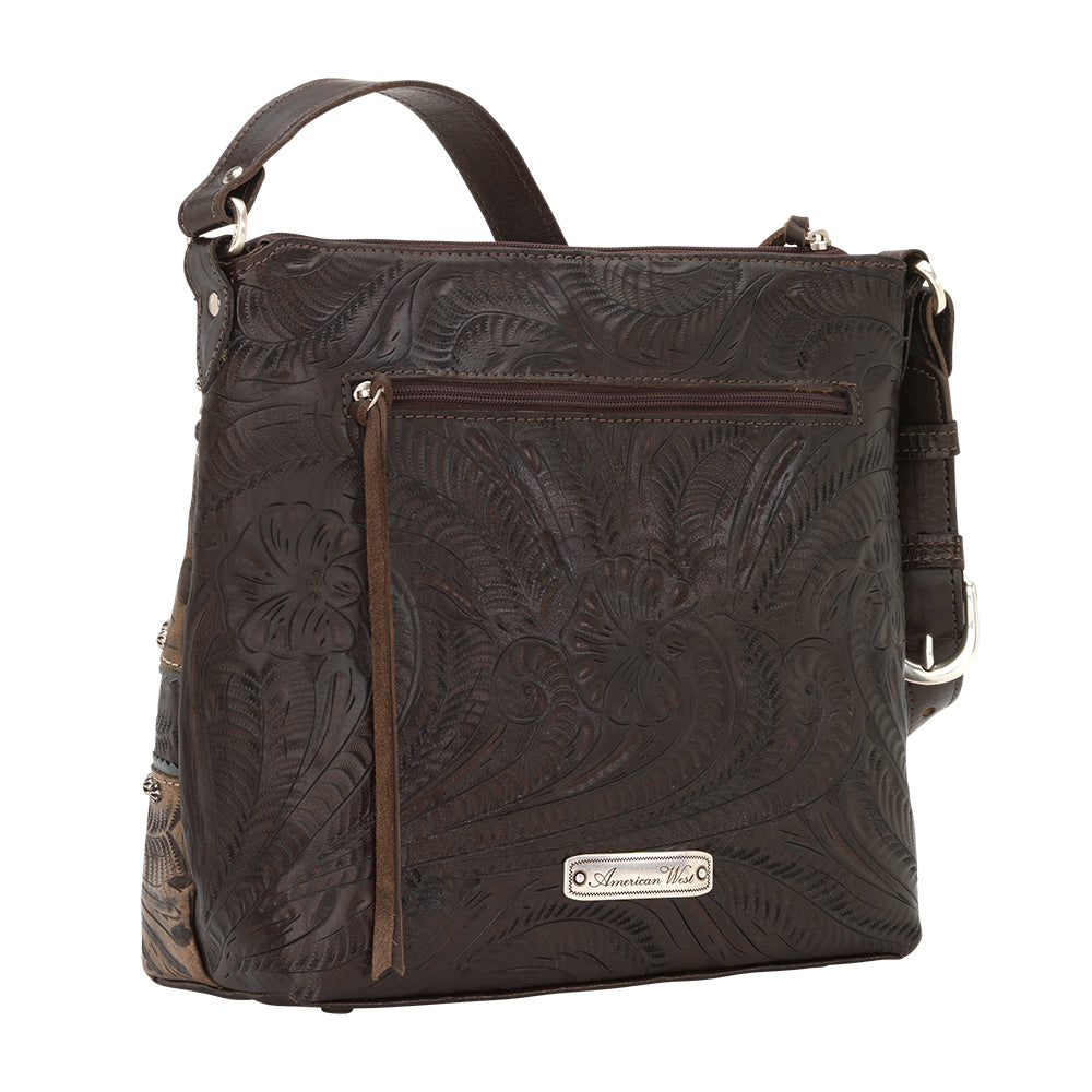 Saddle Ridge Zip Top Shoulder Bag