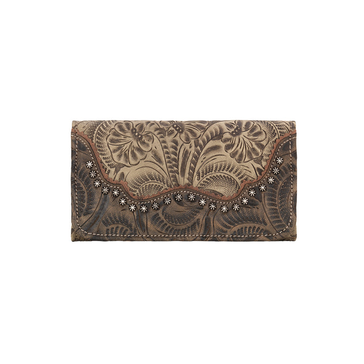 Saddle Ridge Ladies' Tri-Fold Wallet Sand