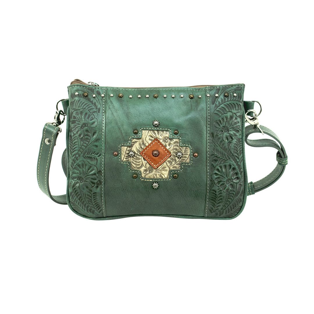 Navajo Soul Multi-Compartment Crossbody Marine Turquoise