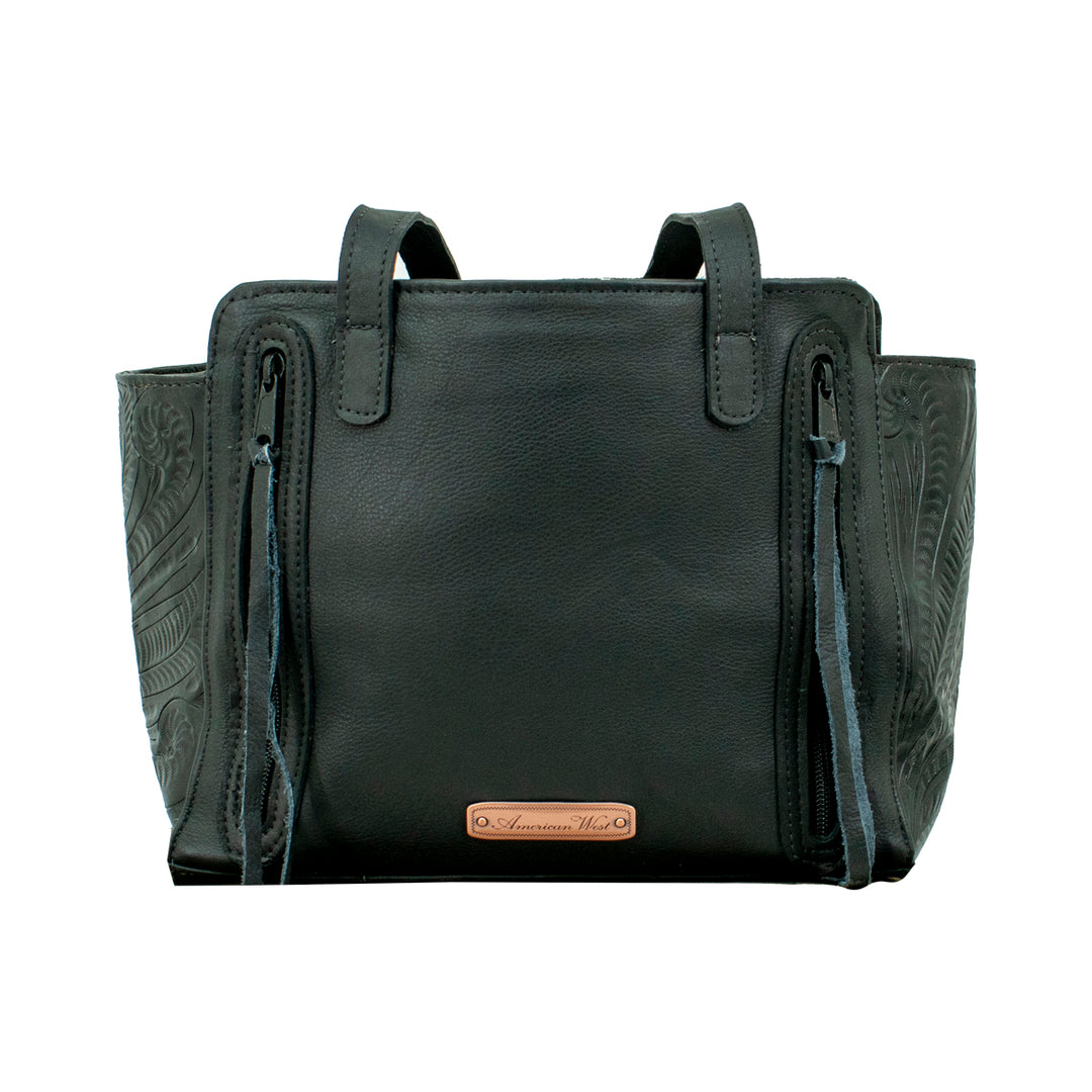 Hair-On Tote With Secret Compartment