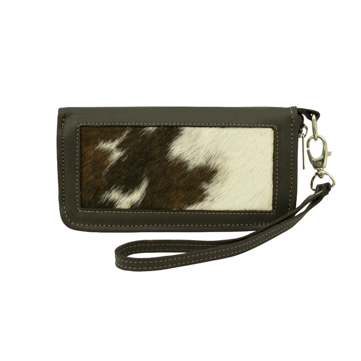 Cow Town Zip-Around Wallet Pony Hair-On