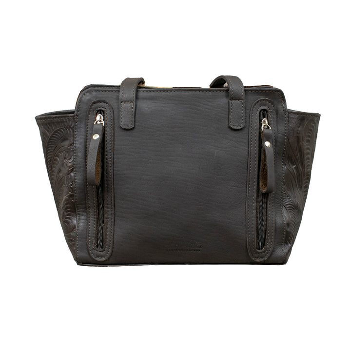 Hair-On Tote With Secret Compartment