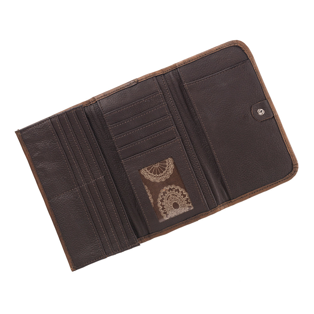 Tribal Weave Ladies' Tri-Fold Wallet