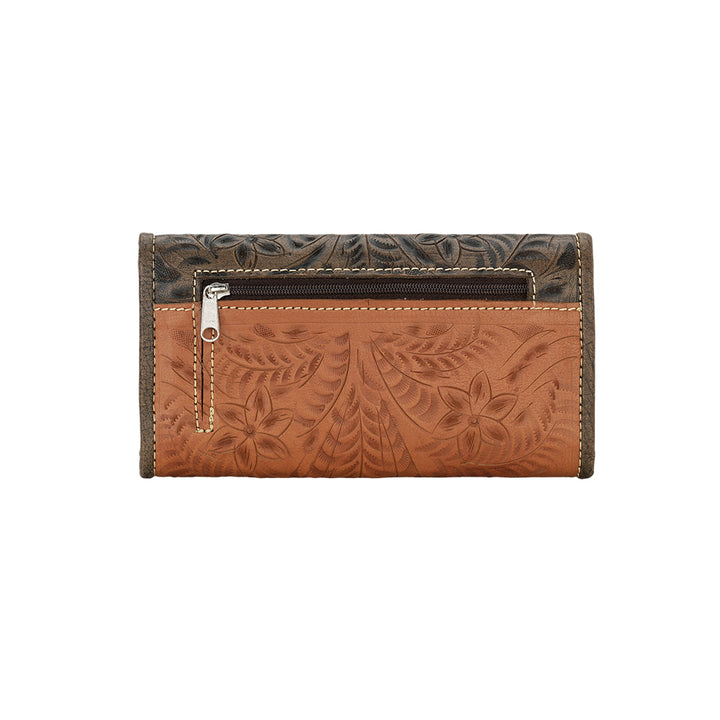 Desert Wildflower Ladies' Tri-Fold Wallet