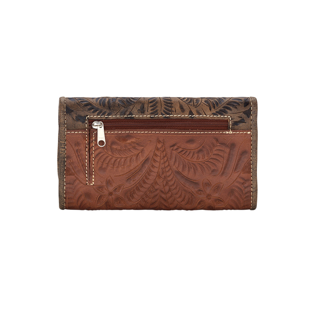 Desert Wildflower Ladies' Tri-Fold Wallet