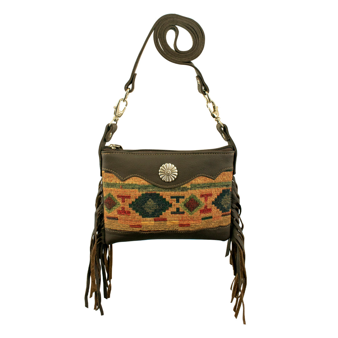 Santa Fe Woven Tapestry Trail Rider Crossbody/Hip Bag