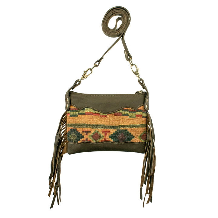 Santa Fe Woven Tapestry Trail Rider Crossbody/Hip Bag